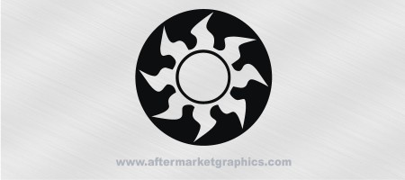 Magic the Gathering White Mana Decal